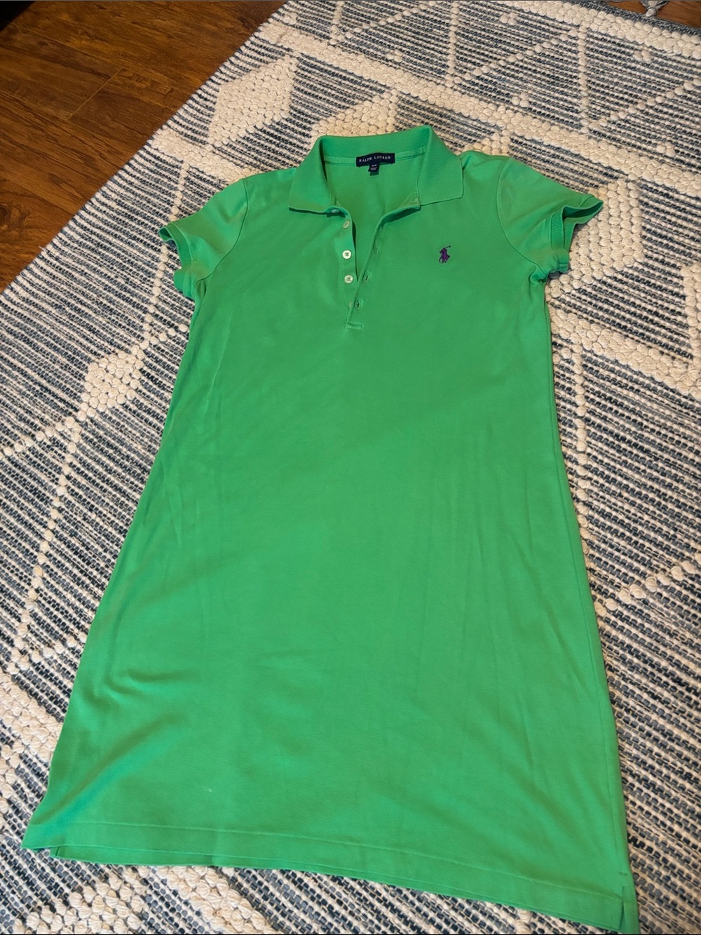 Classic Ralph Lauren Green Polo Mini Dress